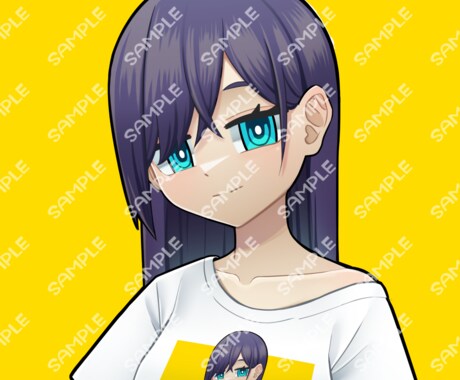 バストアップイラスト描きます イメージ1