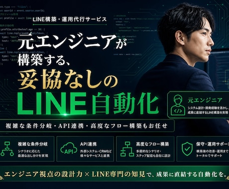 限定2名様に【¥1,500でLINE構築】します 【¥1,500から始められる】LINE構築+運用プランです イメージ1