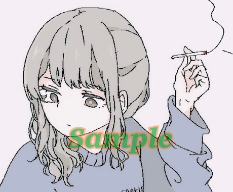 女性のアイコン描きます 2022年までの破格！アニメ風かわいい女性キャラ イメージ2