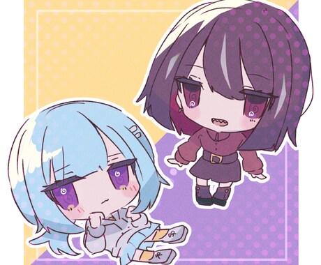SDイラスト描きます パステルカラーが得意です！グッズなどにぜひ！ イメージ2