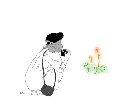 イラストにします 人物画をシンプルなイラストにします イメージ2