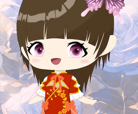 SDイラスト作成致します ゆるふわなかわいいミニキャラを作成致します！ イメージ1