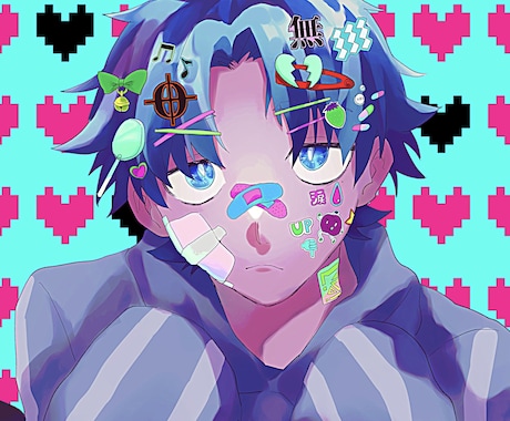 バストアップイラスト・アイコン描きます 貴方だけのカッコイイアイコン描かせていただきます！ イメージ1
