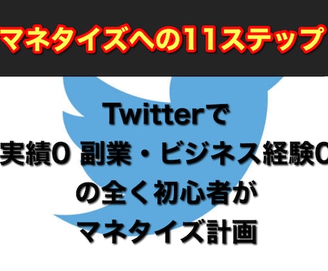 Twitterでのマネタイズ方法を教えます 実績0 副業・ビジネス経験0の全くの初心者でもできます。 イメージ1