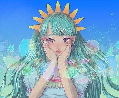 女の子のイラスト・アイコン描きます イメージ1