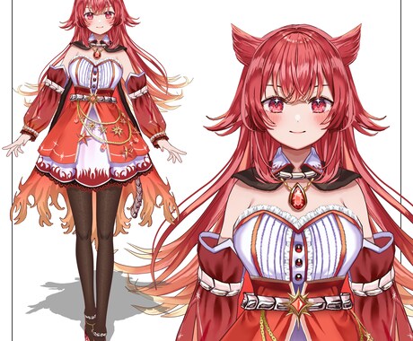 VRoidで"頭部"を制作致します VRoidファイル付き！Vtuberの方におすすめ イメージ2