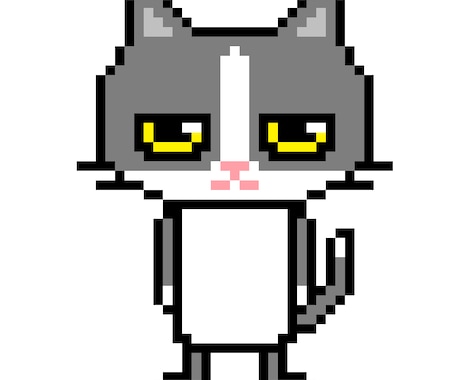 愛猫のドット絵作成します あなたの愛猫をモデルにドット絵を作成します。 イメージ1