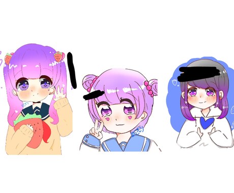 SNSなどで使えるアイコン描きます 格安かつ高画質でご提供させていただきます！ イメージ1