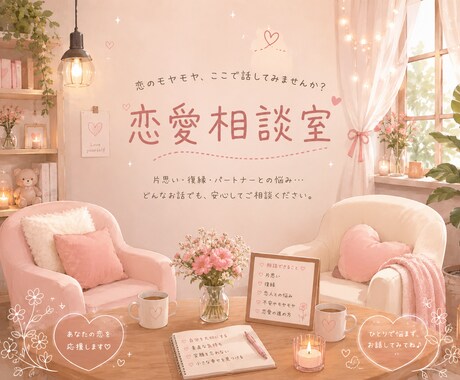 恋愛相談受け付けます どんな些細なことでもお聞きします♪ イメージ1