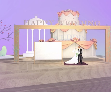 オシャレなウエディングムービー作成します 忙しい新郎新婦のためにお値打ち価格で感動ムービーを！ イメージ1