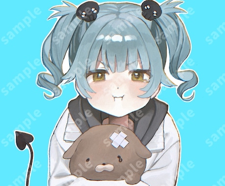 SNSで使えるアイコンお描きします SNS等で使用できるあなただけのかわいいオリジナルアイコン イメージ2