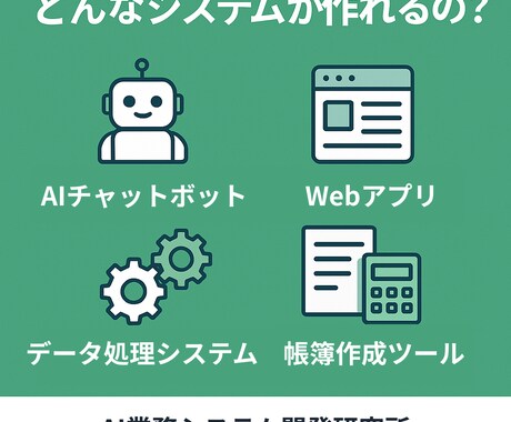 面倒な作業を全て自動化！オーダーメイドで開発します AIシステムで解決！面倒な定型業務から解放されませんか？ イメージ2