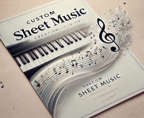 お好きな曲を耳コピし、提供します 耳コピして楽譜に書き起こし、データでお渡しします！ イメージ2
