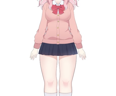 Live2d用も可　女の子のキャラクター制作します オリジナルから二次創作まで！全身イラスト制作 イメージ2