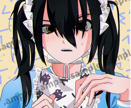 SNSアイコン描きます パキッとした塗りで目を引くイラストお描きします イメージ2