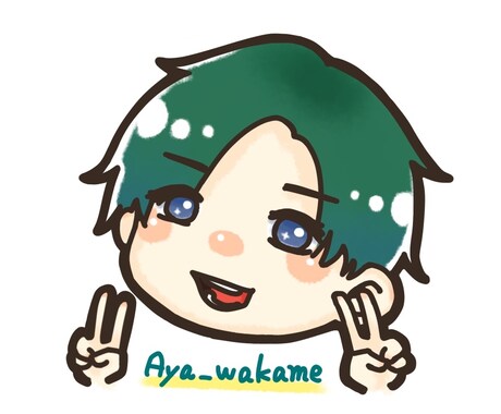 SNS用のアイコンのイラストを描きます ほんわかで可愛い雰囲気のイラストに仕上げます イメージ2