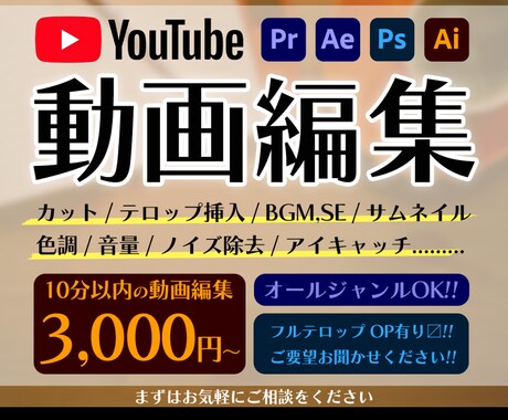 動画編集します イメージ1