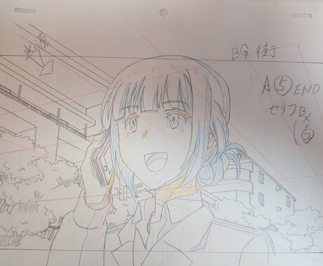 アニメの原図描きます 元原画マンが　アニメの中のお気に入りの一コマ描きます イメージ2
