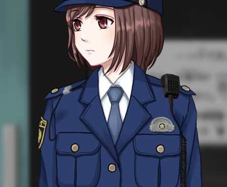 制服（主に警察）を着たキャラを描きます ☆いろんな国の制服描きます。☆ イメージ1