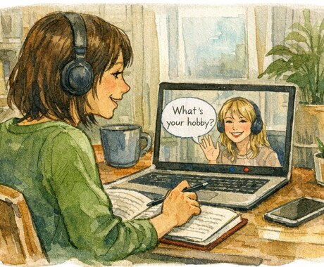 超初心者向け^^英会話はじめの一歩のお相手をします 英語は苦手、でも始めてみたい方。Hi!から始めましょう♪ イメージ2