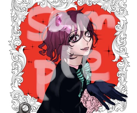 MVイラスト、同人誌表紙など！お描きします 可愛らしさミステリアス絵が得意です。どんなご依頼でも大歓迎！ イメージ2