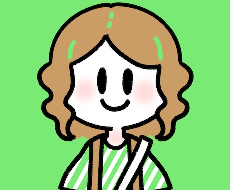 太線・デフォルメのSNSアイコンを描きます ふんわり系とはまた違ったテイスト！ イメージ1