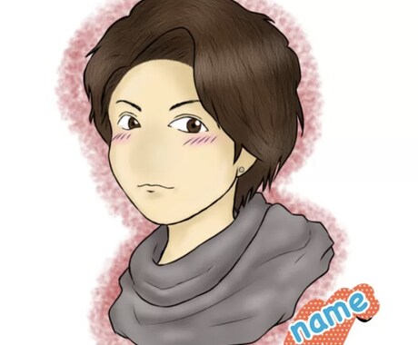 デフォルメ系似顔絵アイコン描きます SNSのアイコンを似顔絵にしたい方に…♪ イメージ1