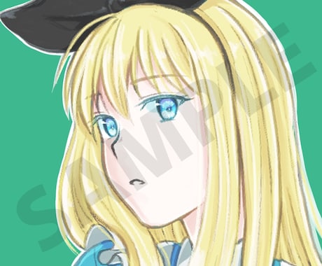 可愛い女の子のアイコンイラスト描きます オリジナル・二次創作問わずお好きなキャラクターがアイコンに イメージ2