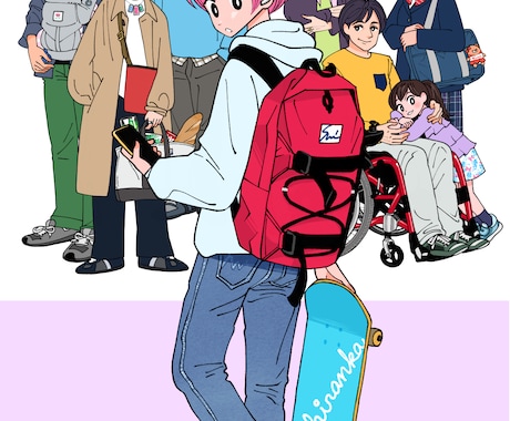 人物カラーイラスト作成します イメージ1