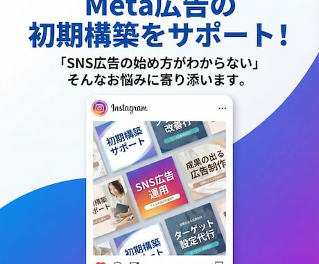 Meta広告の初期設定を代行します 誠実対応＆即レス厳守！始め方がわからない初心者の方へ イメージ1