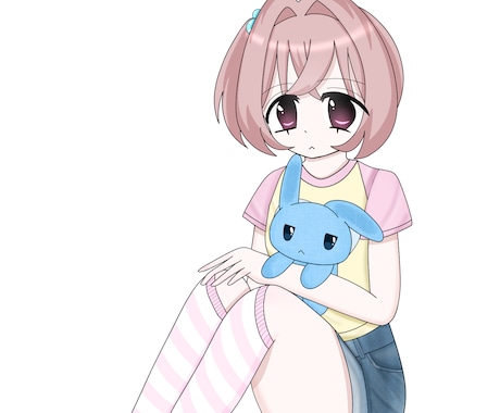 かわいい♡萌え絵描きます 格安にアイコンや動画用イラストなどを作成！ イメージ2