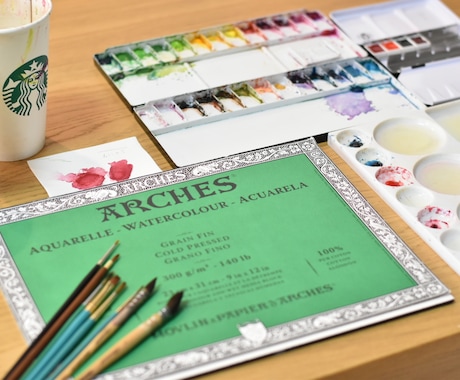 透明水彩｜写真で「色・構図・工程」を簡易診断します 写真1枚でOK｜色・構図・工程を診断 イメージ1