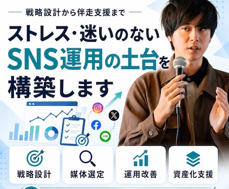 ストレス・迷いのないSNS運用の土台を構築します 25%オフで圧倒的にお得。ビデオ通話4回分。頻度も自由です イメージ1