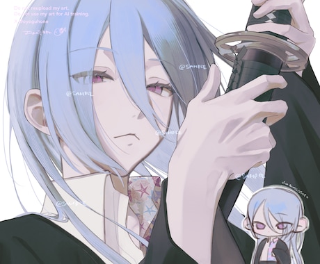先着3件 / 格安でイラスト全般お描きします アイコン、動画用、TRPG立ち絵、キャラクターデザイン等 イメージ1