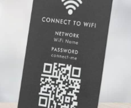 QRコードのプレートを作ります 電子マネーの支払いやWifiのQRコードにどうぞ イメージ2