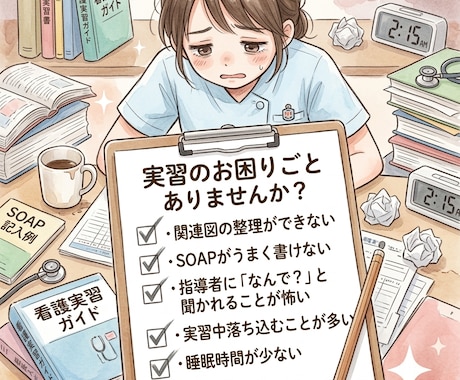 看護実習のお困りごとを解決します 経験と的確なアドバイスで「わからない」を「わかる」に変える イメージ2