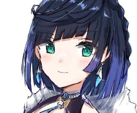 可愛い女の子イラスト描きます SNSのアイコン等にご利用いただけます。 イメージ2