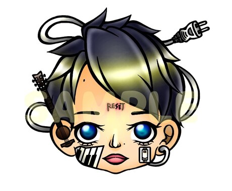 個性豊かなアイコンお描きします 好きなもの詰め込みアイコン！！ イメージ2