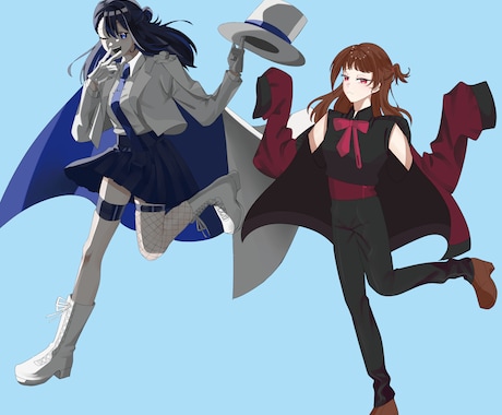 TRPGなどで使える立ち絵をお描きします かっこいい立ち絵、かわいい立ち絵立たせます！相談だけでも⚪︎ イメージ2
