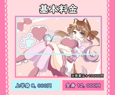 ゆるふわ可愛い１枚絵制作します アイコン・配信・SNSなどにも イメージ2