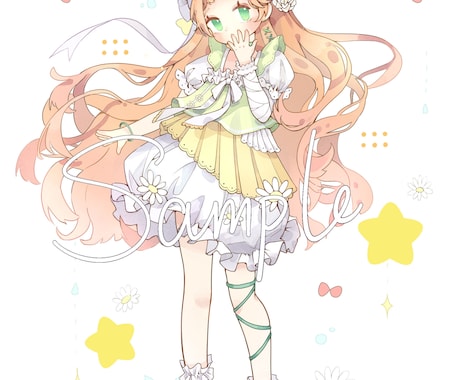 ふんわり可愛いイラストを描きます 丁寧に心を込めて描きます✨ お気軽にご相談ください！ イメージ1