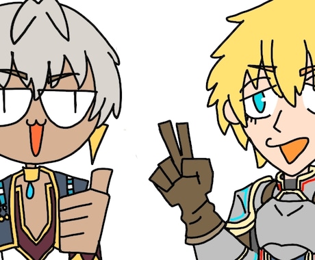 デフォルメイラストを短期間で作成します カートゥーン風！アイコン、立ち絵にも！！ イメージ2