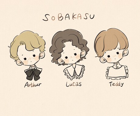 SNS用のアイコン制作承ります シンプルでかわいいイラストを求めている方に イメージ2