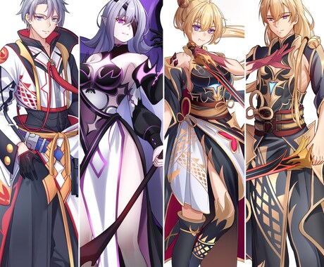 あなたの素敵なキャラクターをデザインします ゲーム／TRPG／IRIAM オリキャラが必要な方 イメージ2