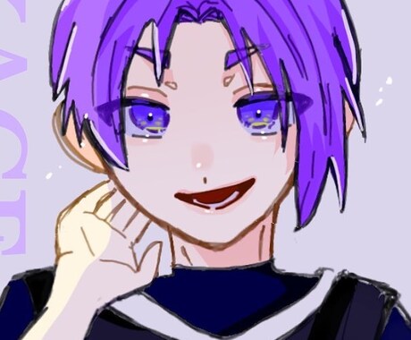 SNSで利用できるイラスト描きます 金欠なのでSNSで使えるアイコン描かせてください！ イメージ2