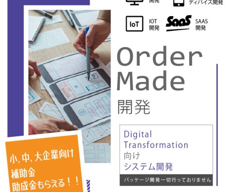 オーダーメイドのウェブシステムを開発します 本物の開発チームで開発します！ イメージ1