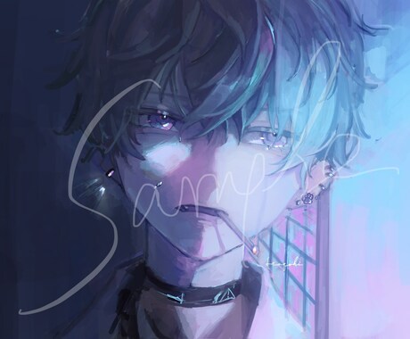 水面に浮かぶ月のような、夢のような絵をお届けします SNSアイコン/YouTube等幅広くご利用いただけます イメージ2
