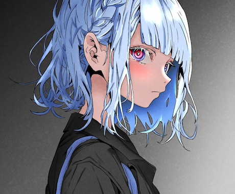 アイコンやヘッダー、配信用サムネなど描きます 可愛い or かっこいい女の子を描きます！！！ イメージ1