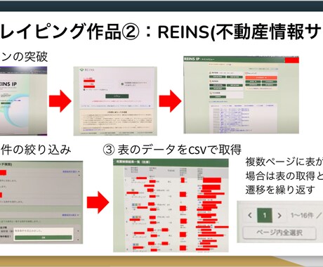 REINSスクレイピングツールを作ります 面倒な PC設定は不要！分かりやすいデザインのアプリで販売 イメージ2