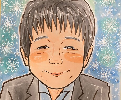 水彩絵の具で手描きのアイコン作成します 唯一無二の手描きアイコンです　ペットちゃんでも描けます イメージ2